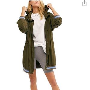Free people Rain Coat